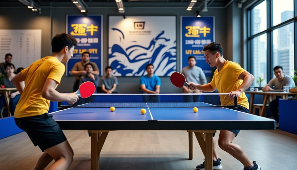 découvrez la reprise de la section ping-pong de l'uscs ! rejoignez-nous pour partager votre passion, améliorer votre jeu et vivre des moments conviviaux autour du tennis de table. inscriptions ouvertes à tous les niveaux.