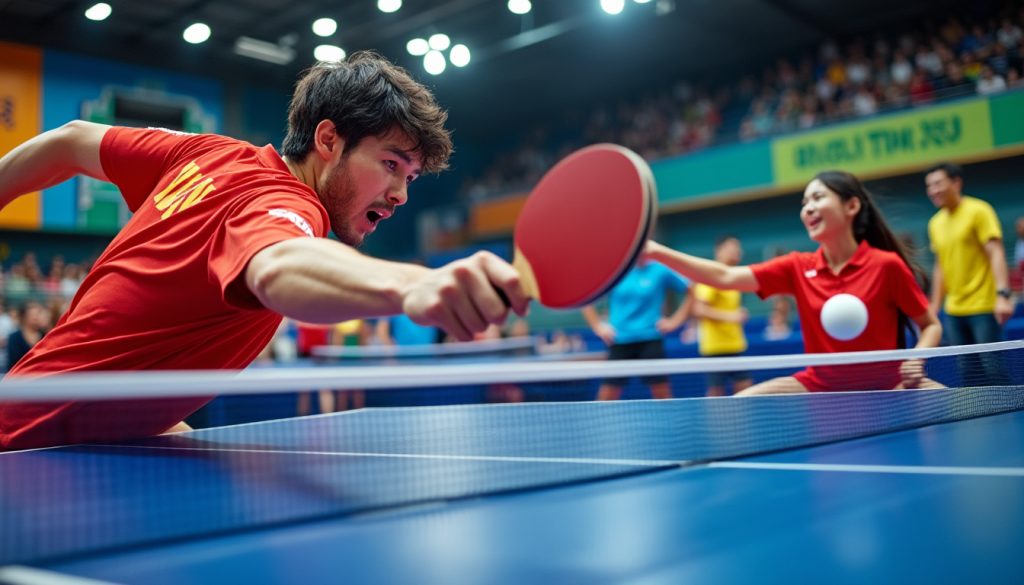 découvrez l'effervescence du ping-pong à charmeil où trois équipes dynamiques s'affrontent avec passion, énergie et convivialité. vivez une immersion sportive pleine de vitalité et d'émotions !