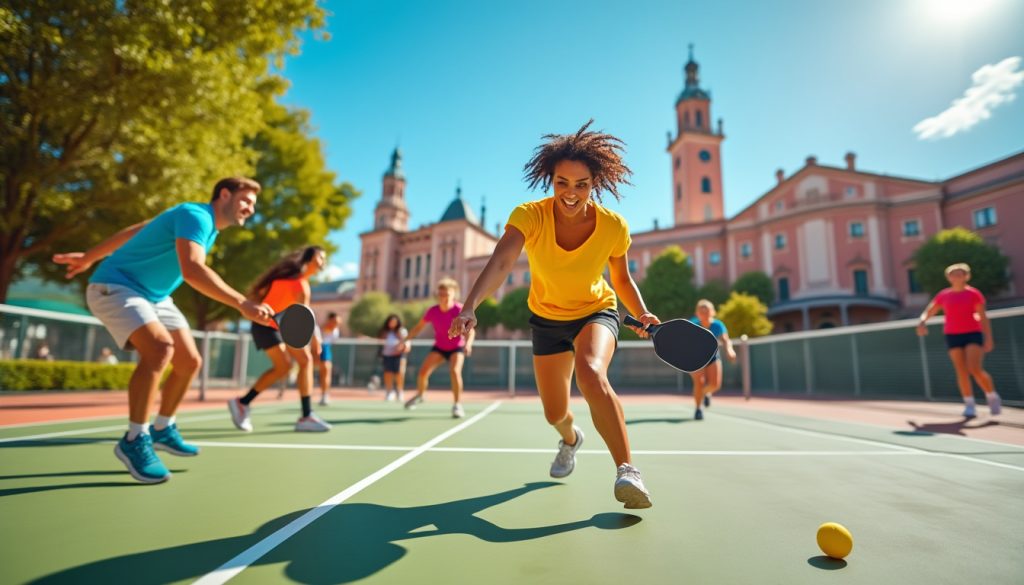 découvrez le pickleball à toulouse, un sport innovant qui combine tennis, ping-pong et badminton. idéal pour tous les âges, c'est la nouvelle activité tendance à pratiquer en famille ou entre amis !