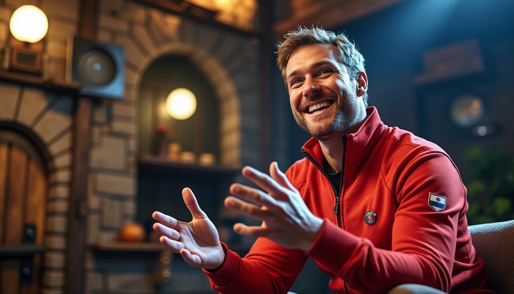 découvrez les confidences de simon gauzy, médaillé de bronze olympique, qui dévoile avec humour les coulisses inattendues de son aventure sur fort boyard, y compris son passage mémorable en 'prison'.