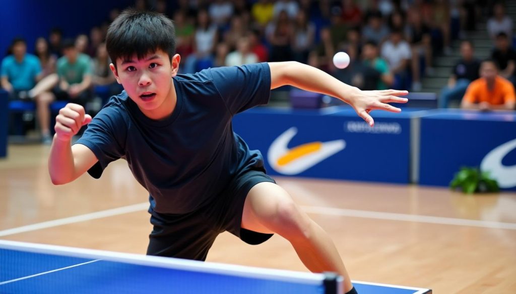 à seulement 17 ans, flavien coton secoue le monde du tennis de table avec une balle de match controversée qui fait débat et surprend spectateurs comme adversaires lors d’une compétition intense.