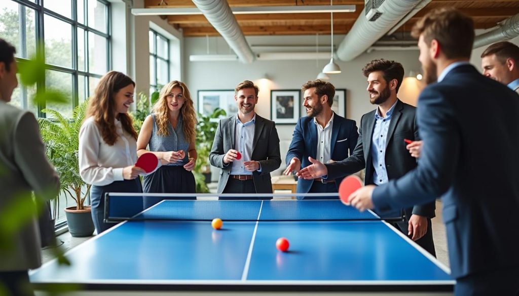découvrez un événement inédit en maine-et-loire où recruteurs et candidats échangent lors de parties de ping-pong conviviales. une nouvelle façon de se rencontrer, d’évaluer les talents et de réseauter dans une ambiance détendue !