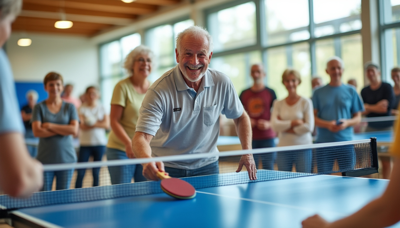 le 30 mai à caluire-et-cuire, participez à une journée spéciale mettant en lumière les bienfaits du ping-pong pour la lutte contre la maladie de parkinson.