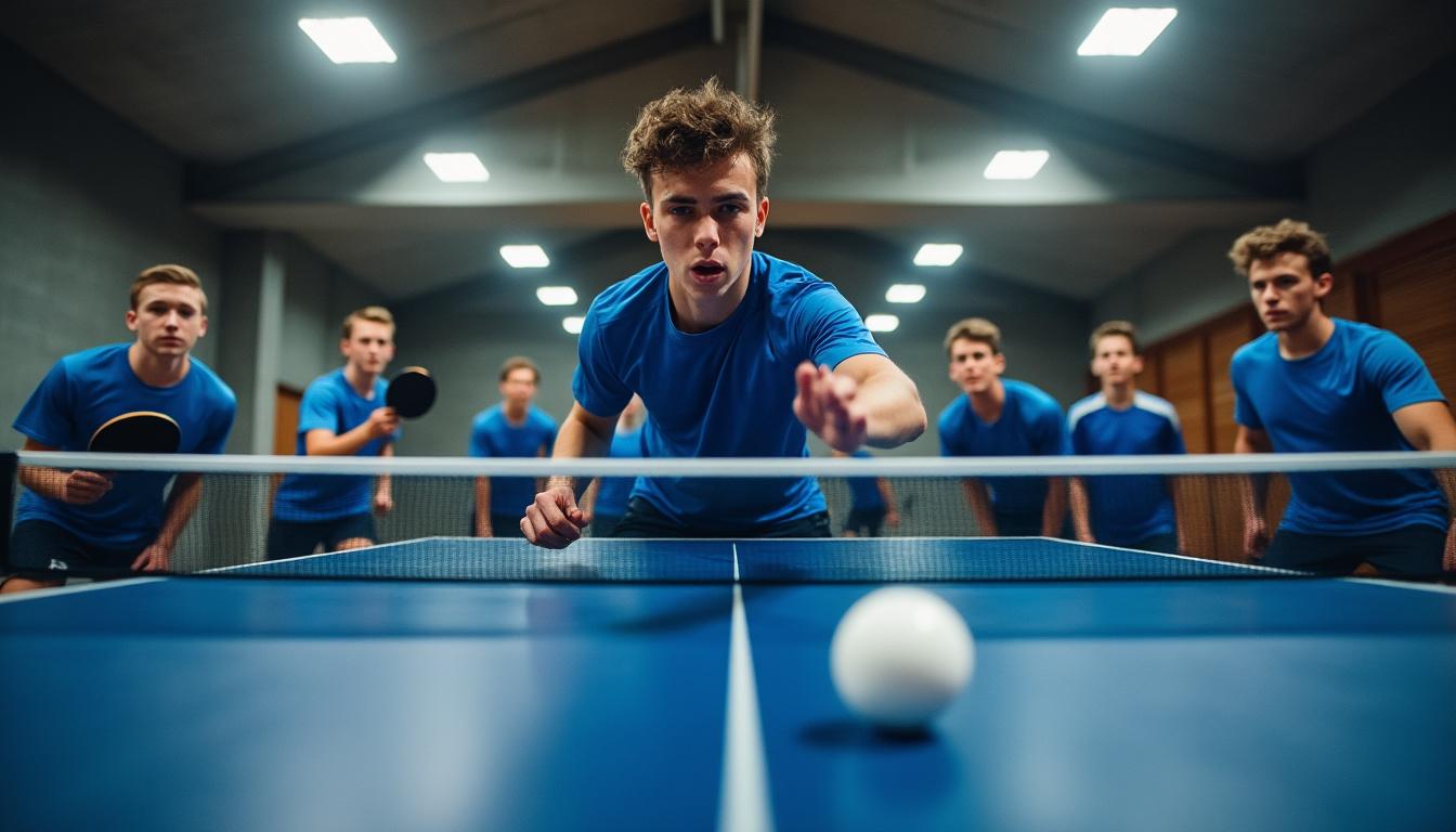 l’hôpital : découvrez comment le club de ping-pong se prépare avec enthousiasme pour conquérir les championnats de france et viser la victoire nationale.