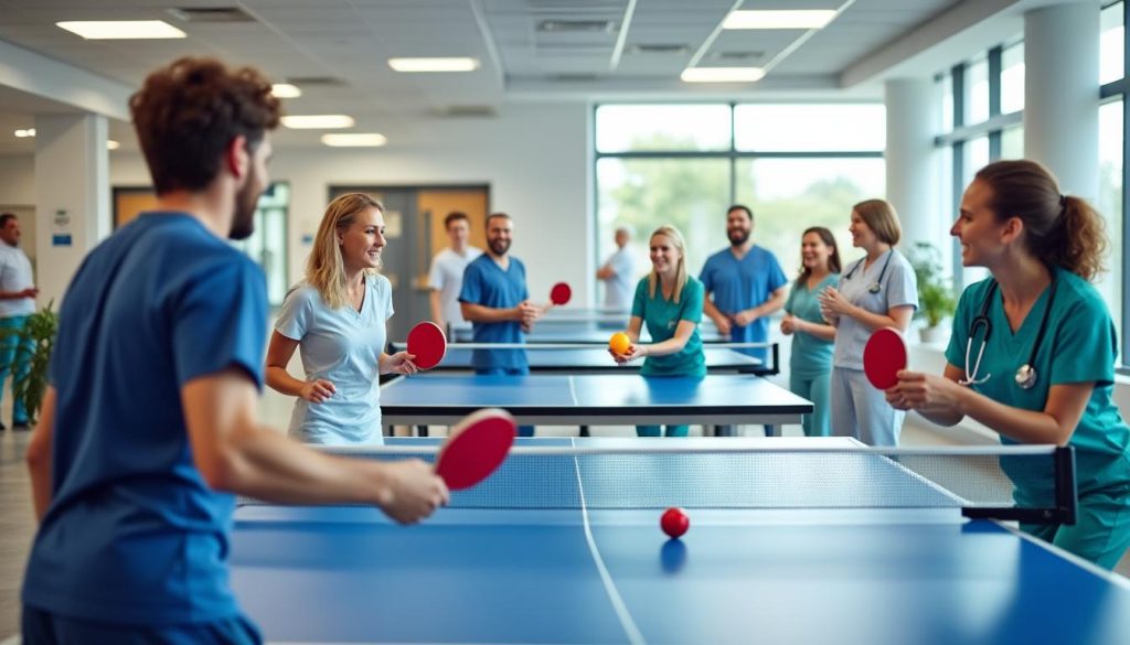 découvrez comment le club de ping-pong de l’hôpital se prépare intensément pour conquérir les championnats de france et porter haut les couleurs locales.