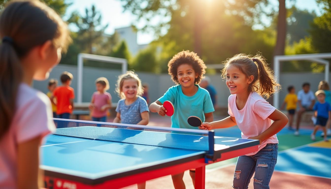 découvrez comment le ping-pong à l'école favorise le rassemblement et la convivialité entre tous les élèves autour d'une activité ludique et sportive.