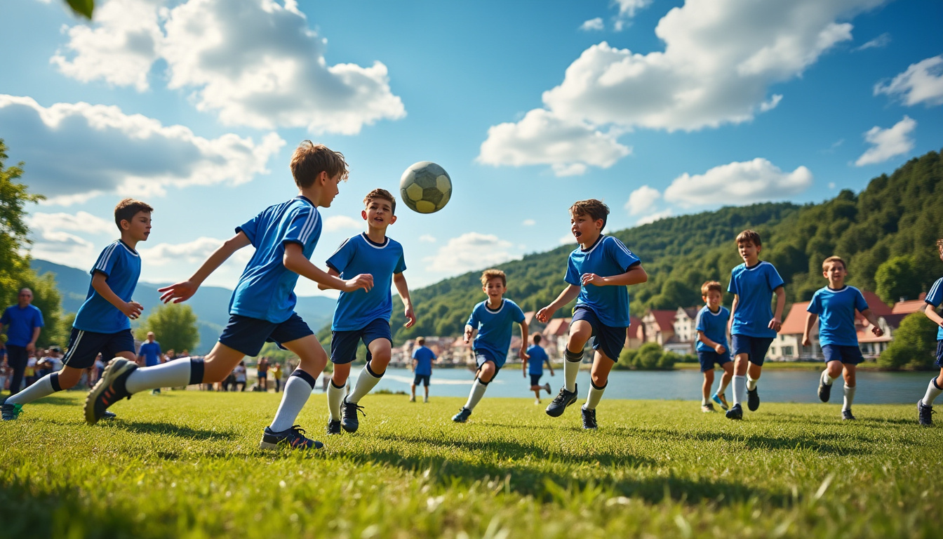 à castelmoron-sur-lot, des collégiens se disputent avec passion lors de compétitions sportives animées, favorisant esprit d'équipe et dépassement de soi.