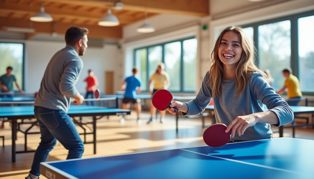 plongez dans la section loisirs du club de tennis de table de plouigneau et profitez de moments conviviaux en jouant au ping-pong, que vous soyez débutant ou confirmé.