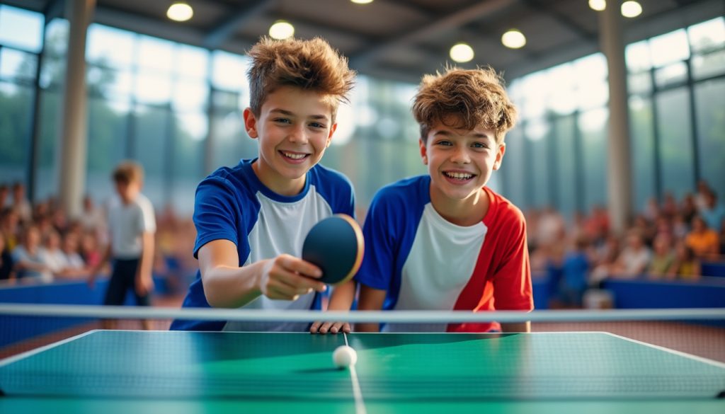 découvrez comment les frères lebrun inspirent une nouvelle génération de champions du ping français, réalisant le rêve de jouer à leurs côtés.