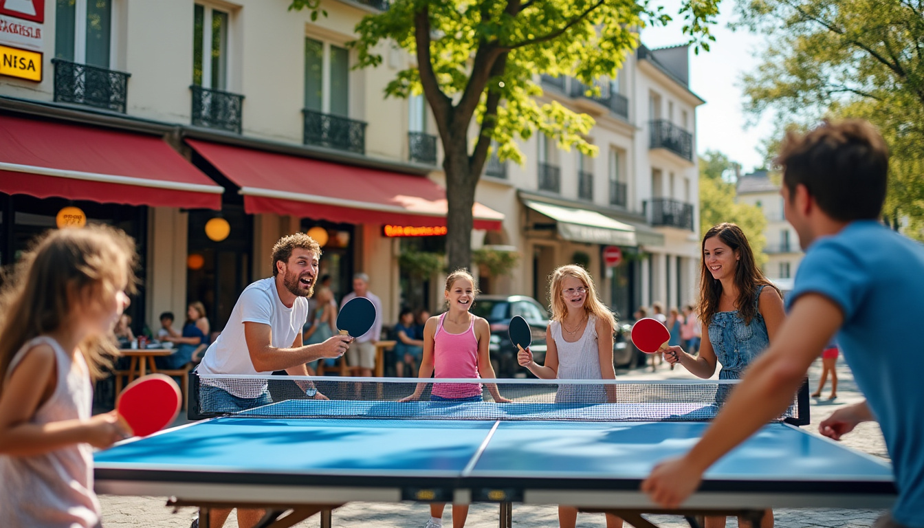 découvrez comment le tennis de table dynamise l'ambiance conviviale d'un fast-food à muret, alliant sport et plaisir gourmand.