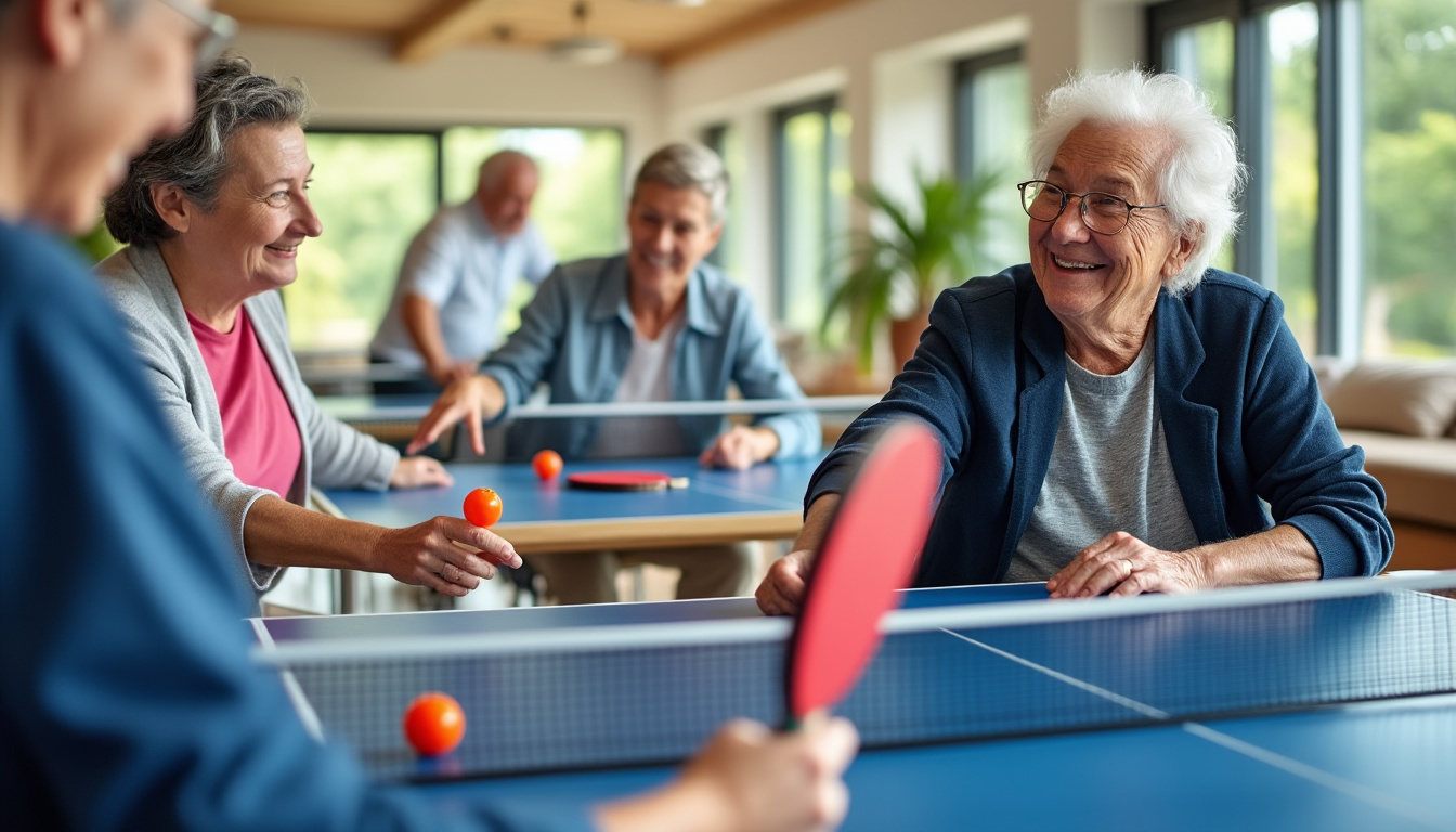 découvrez le projet innovant du ping-pong club du relecq-kerhuon qui crée une section dédiée aux personnes atteintes d'alzheimer, favorisant le bien-être et la convivialité par le sport.
