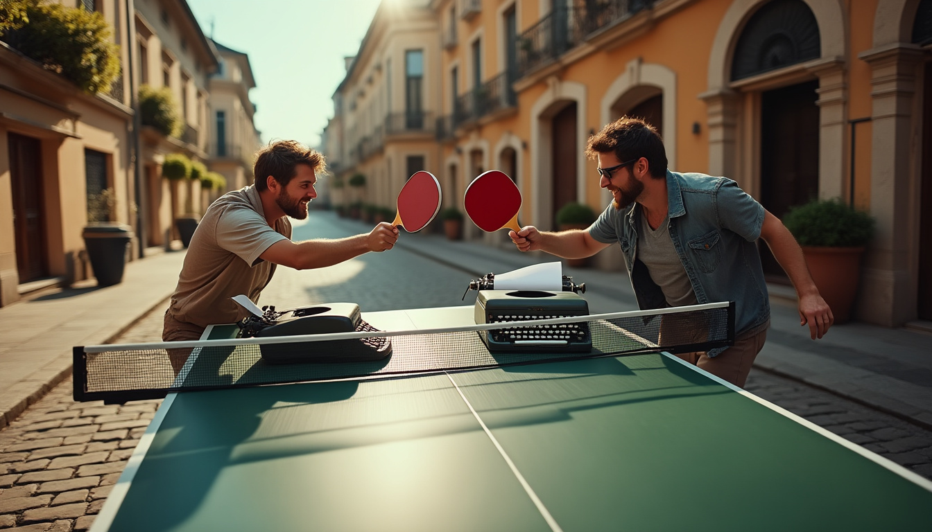 découvrez les fascinantes chroniques du ping-pong littéraire entre jacky schwartzmann et sylvain chantal à besançon, un échange surprenant et captivant.